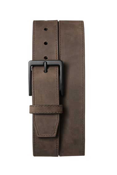 Nubuck Leather Utility Belt Brown