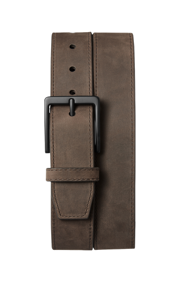 Nubuck Leather Utility Belt Brown
