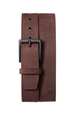 Nubuck Leather Utility Belt Brown