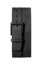 Nubuck Leather Utility Belt Black